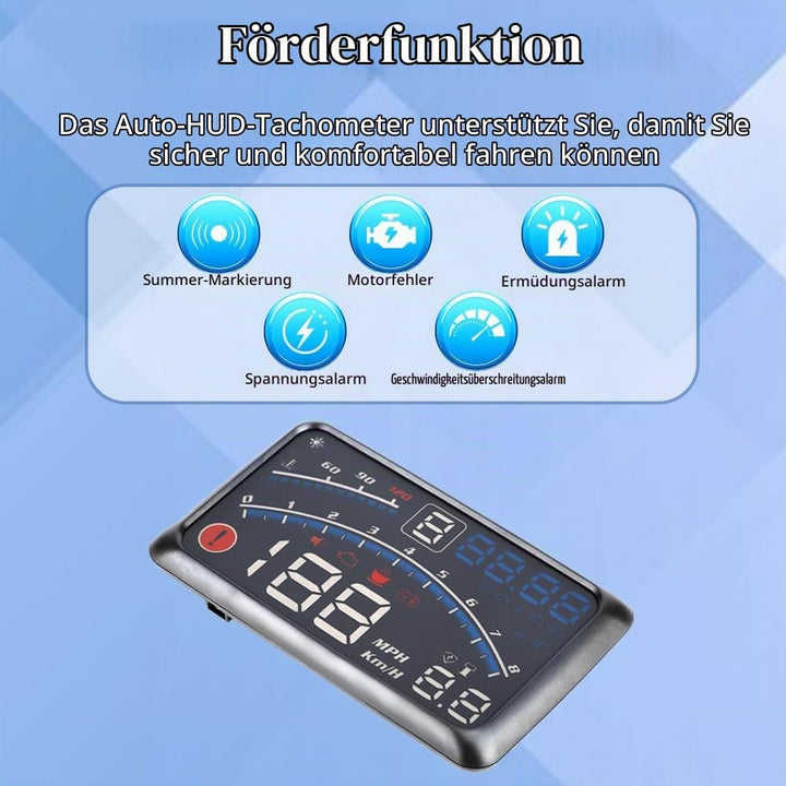 HUD Head Up Display OBD2, Universal HUD Headup Display Auto Für Auto Mit OBD II Port EUOBD Plug &amp; Pl