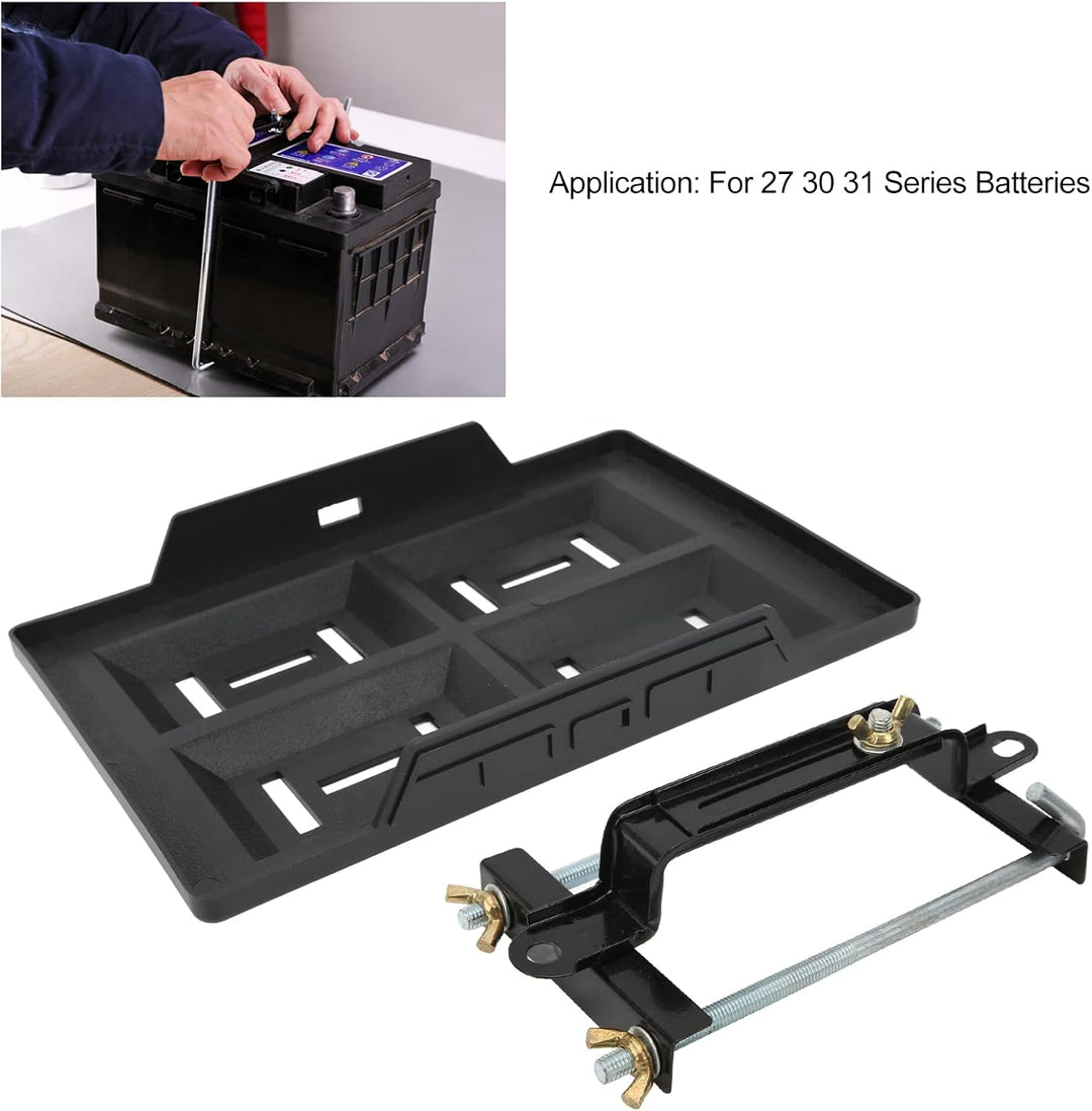 Batterieträger Auto Batteriehalter Universal Metall Batteriehalterung Verstellbar Batteriehalter Ver