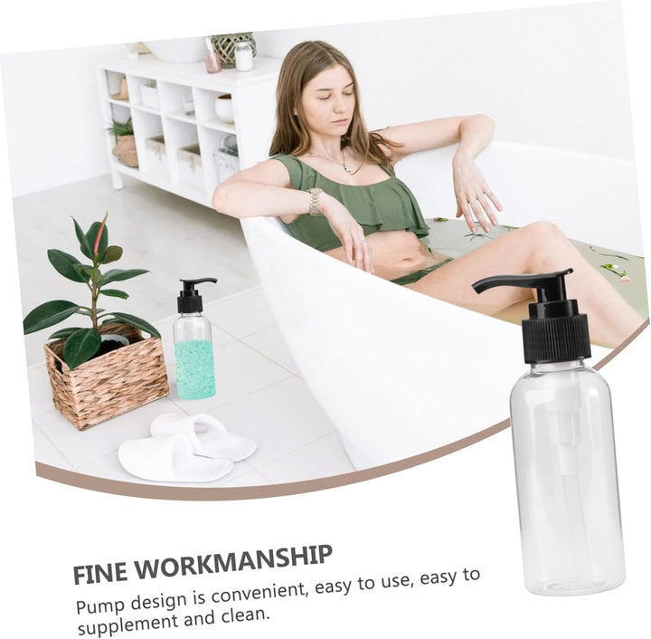 5st Seifenspender Badezimmer Leere Kosmetik Pumpflasche Zum Befüllen Plastiklotionsflasche Leere Pum