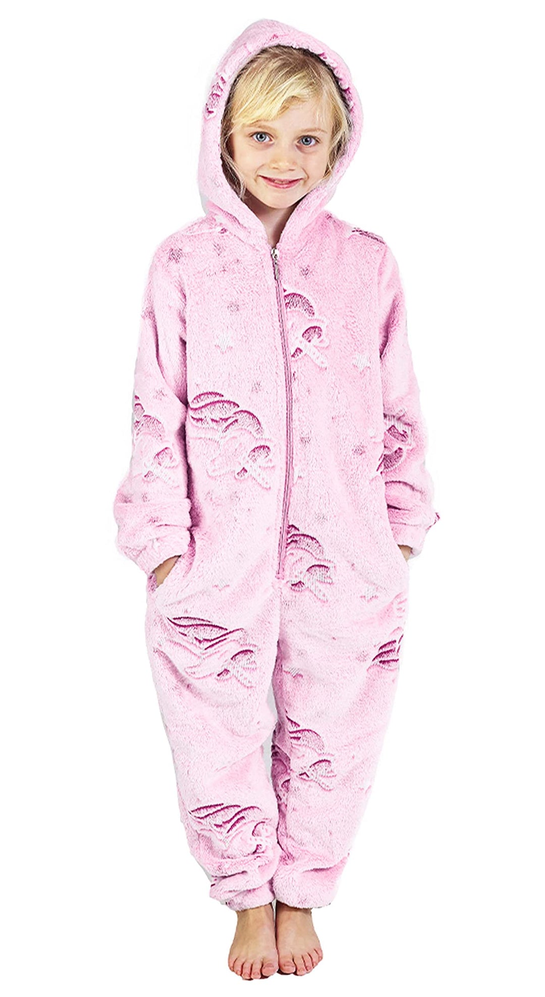 CityComfort Jumpsuit Kinder Einteiler Fleece Overall Onesie Kinder Mädchen Jungen 4-14 Jahre 11-12 J