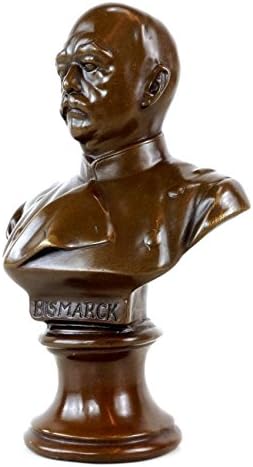 Kunst & Ambiente - Otto von Bismarck Büste - signiert - Militaria - Bronzebüste - Bismarck Statue