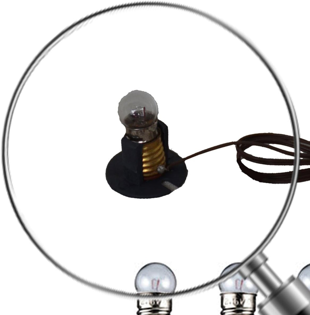 Alfred Kolbe Krippen AM 35 Weihnachtskrippen-Zubehör-Set Kabel mit Birne, 5 weisse Ersatzbirnen 4,5