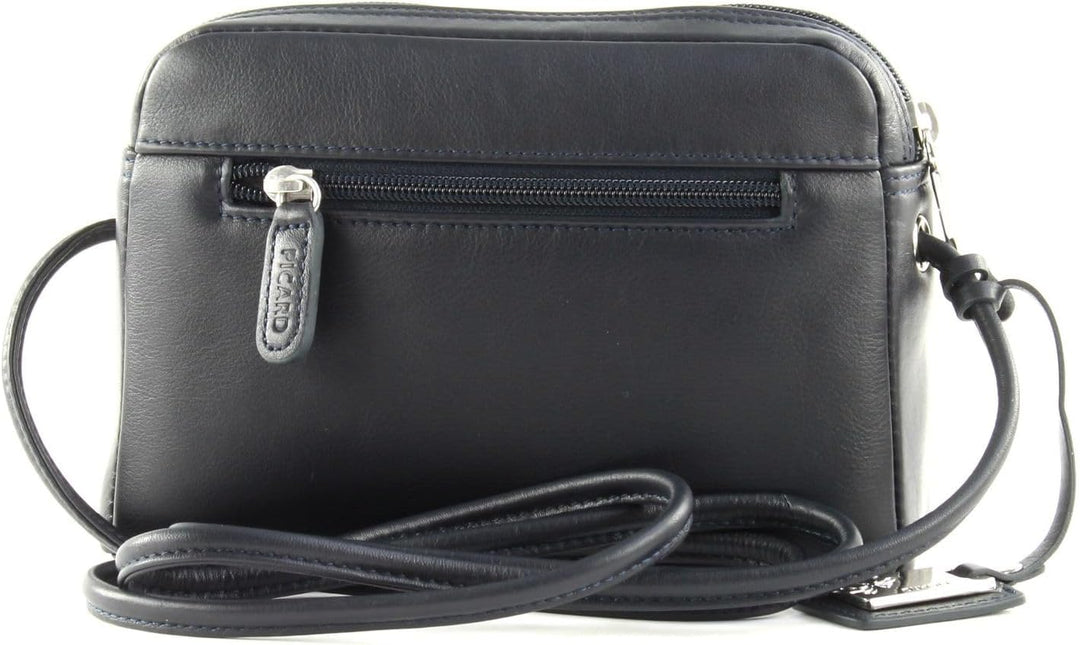 Picard, Damen Umhängetasche aus Leder, in der Farbe Ozean/Blau, Abnehmbarer Gurt, 8036929023