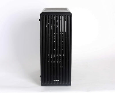 Zalman S2 PC Midi Tower ATX Gehäuse mit Lüfter, Computer Case ATX Gaming, PC Gehäuse Durchsichtig mi