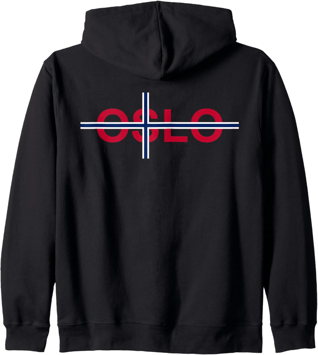 Oslo Norwegen Flagge Skandinavien Reise Urlaub Norwegisch Kapuzenjacke