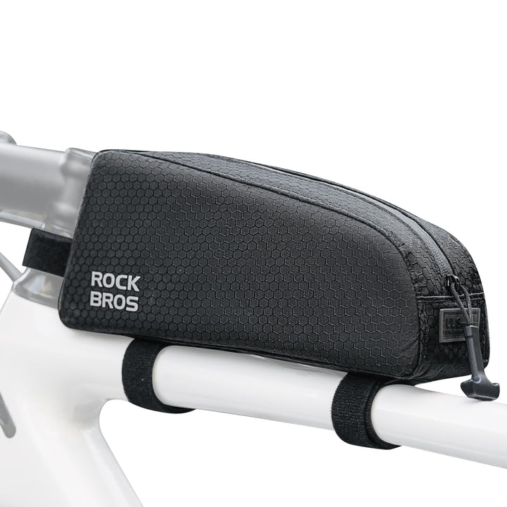 ROCKBROS Fahrrad Rahmentasche Wasserdicht Fahrradtasche Oberrohrtasche 0,9 L Schwarz für ebike, Renn