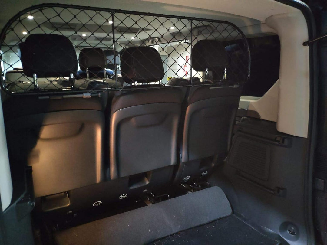 ERGOTECH Trennnetz Trenngitter kompatibel mit Renault Trafic &amp; Opel Vivaro, RDA100-XL16, für Hunde u