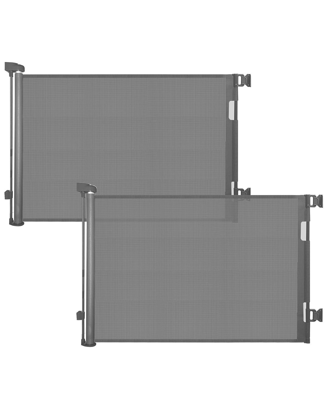 derimkcoa 2 Pack Treppenschutzgitter Ausziehbar für Babys, 0-140 cm Baby Absperrgitter Türschutzgitt