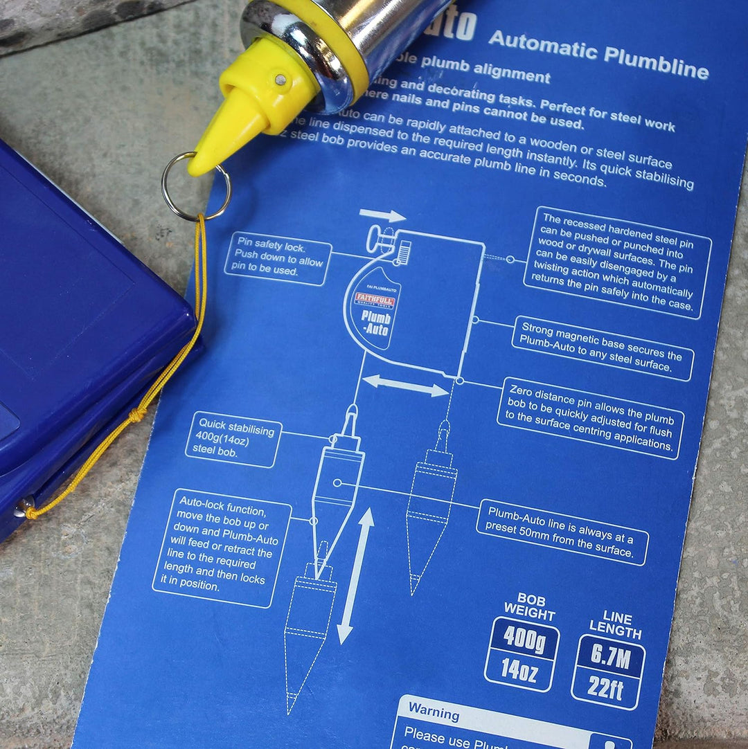 Faithfull PLUMBAUTO automatisches Schnurlot, 400 g