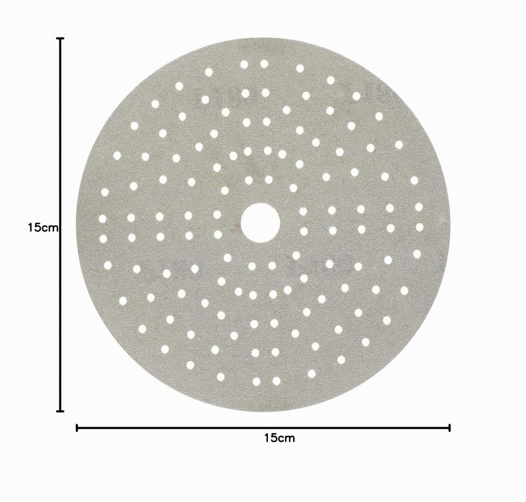 100x MIRKA Haftschleifscheibe IRIDIUM Grip 121L 150mm K.80 f.HO/Metall/Lack/Ku. Korn P80, Korn P80