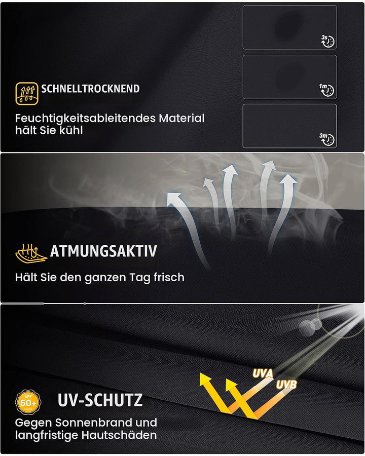 33,000ft Damen 3/4 Hose Capri Wanderhose Stretch Leichte Radhose Taschen Sommer Outdoor Golf Hose 36
