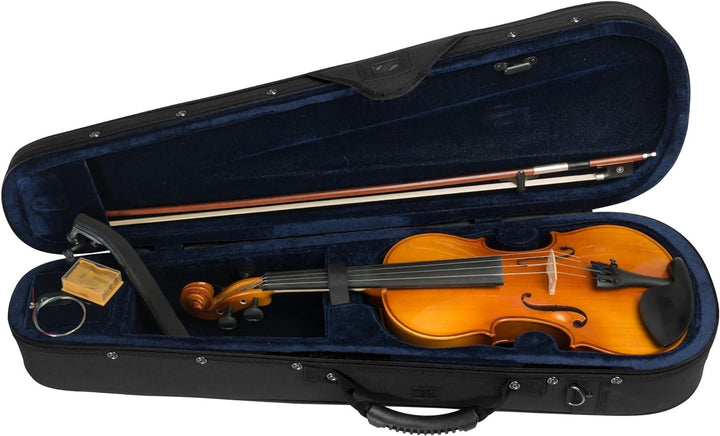 CASCHA 1/2 Violine mit Hardcase I Geigen Set für Jugendliche und Erwachsene I Hochwertige Geige mit