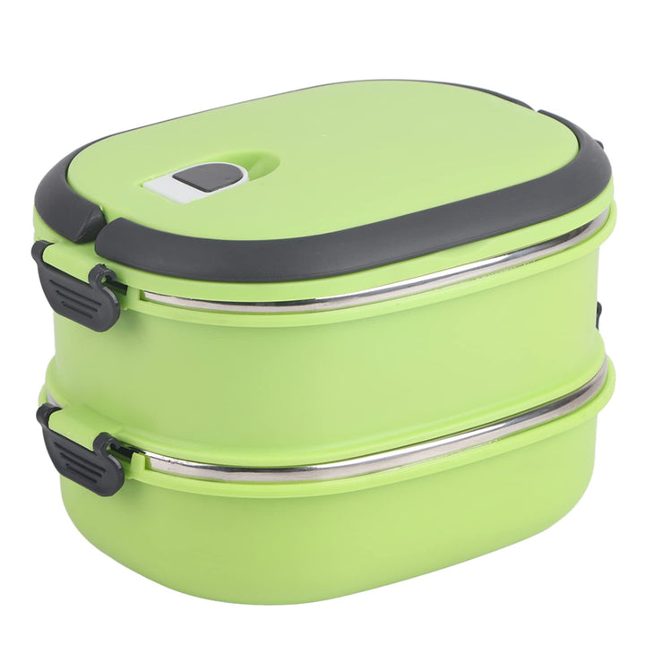 plplaaoo Tragbare Lunchbox, Thermo Bento Box, Edelstahl Lebensmittelbehälter, Isolier Lebensmittel A