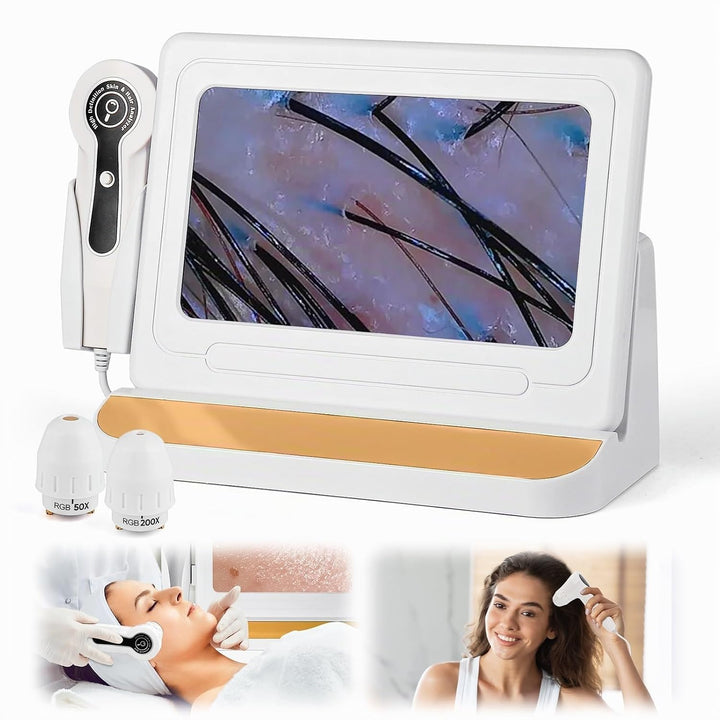 Skin Diagnosis Hair Analyzer, 11 Inch HD Screen Scalp Analysis Machine, Digital Hair Follicle Scalp