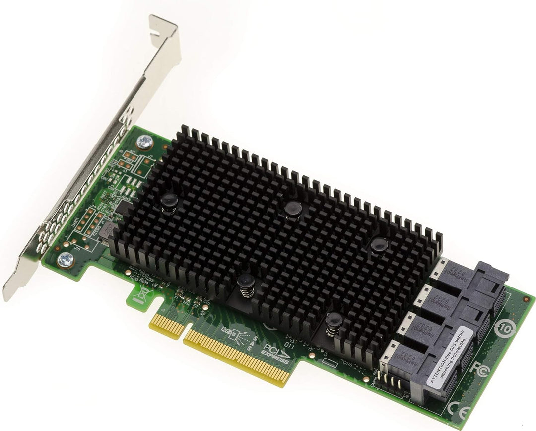 KALEA-INFORMATIQUE PCIe 3.1 SAS + SATA + NVMe 12GB Controller-Karte mit 16 internen Ports. OEM-Model