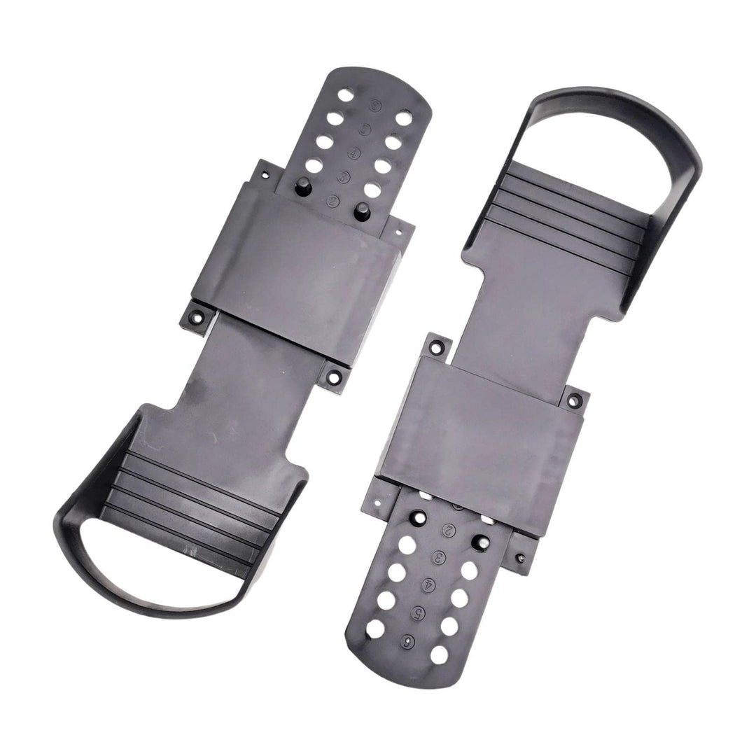 2 Stück Rowing Machine Pedals rutschfest, Multifunktions-Trainer-Pedal-Ersatz Leicht, Rudergerät Ped