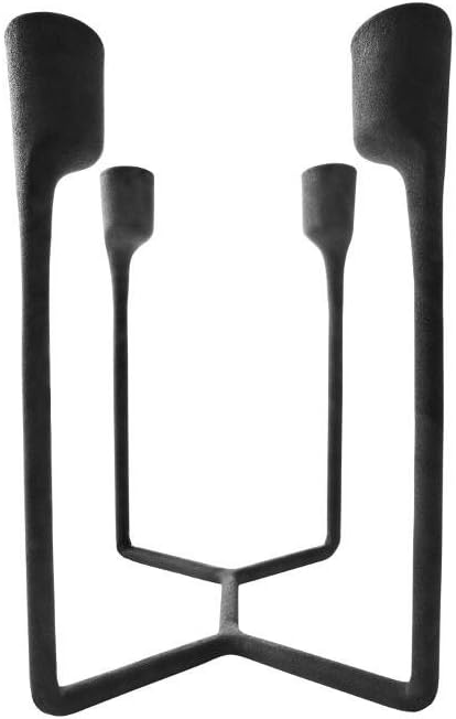 Normann Copenhagen Kerzenständer, Schwarz, 20,4 x 14 x 13 cm