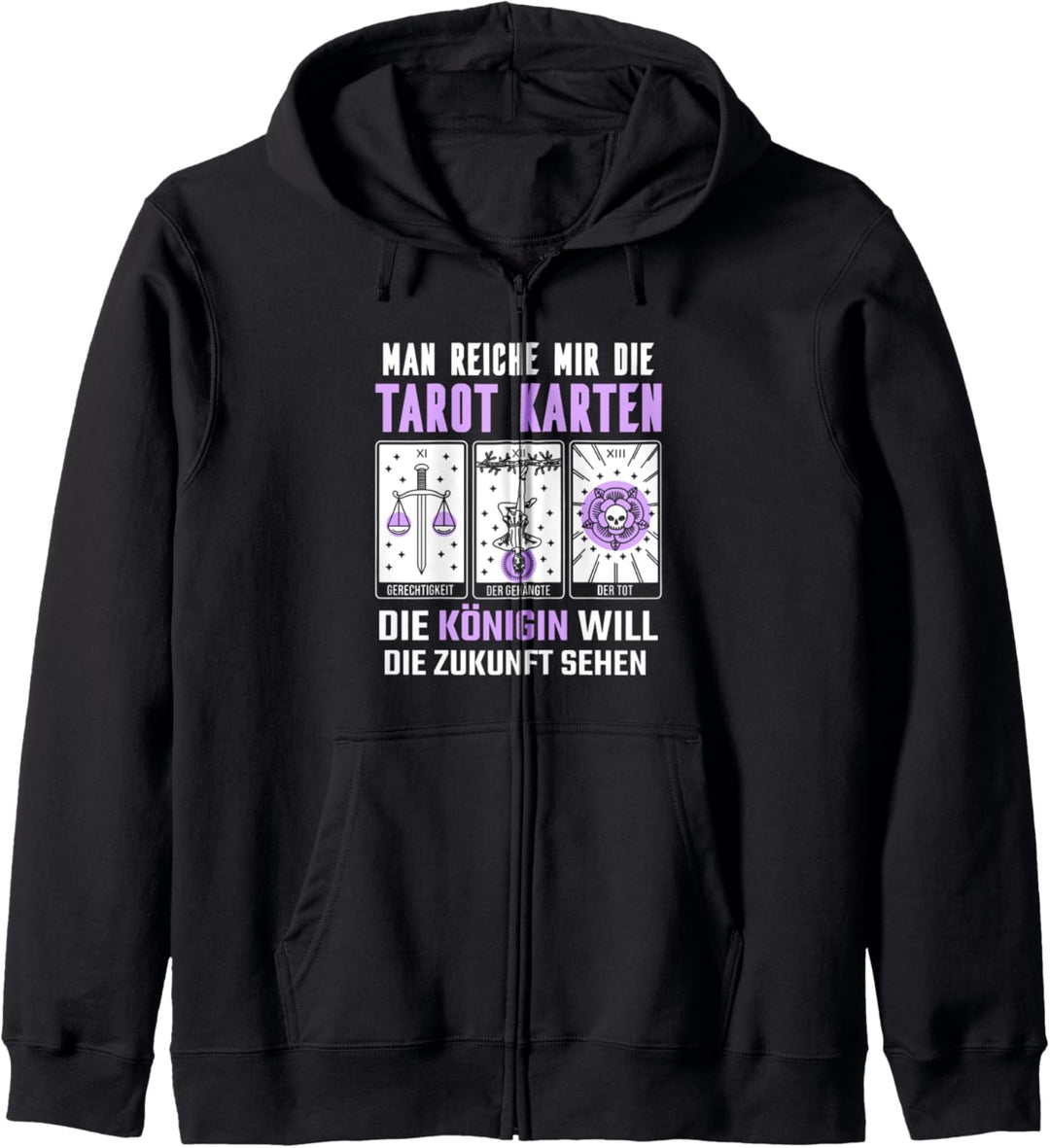 Tarot Karten Lustiger Spruch Wahrsagen Esoterik Kapuzenjacke