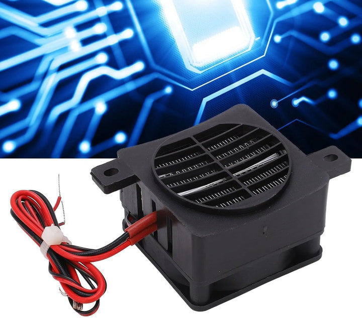 PTC Heizlüfter, 12V 50W Elektroheizung mit Hochtemperaturbeständigem Draht, Konstanttemperaturheizun