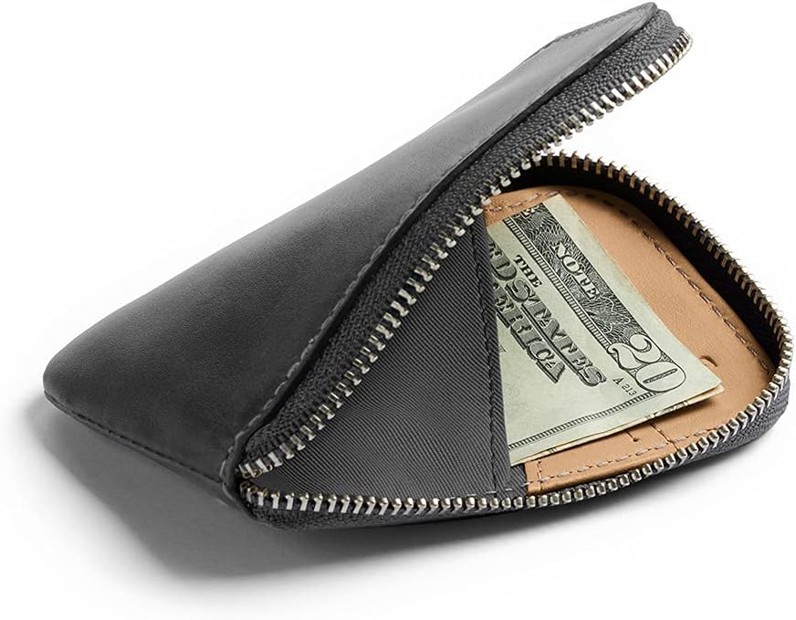 Bellroy Leder Card Pocket Brieftasche (max. 15 Karten und Scheine) - CharcoalCobalt, Charcoalcobalt