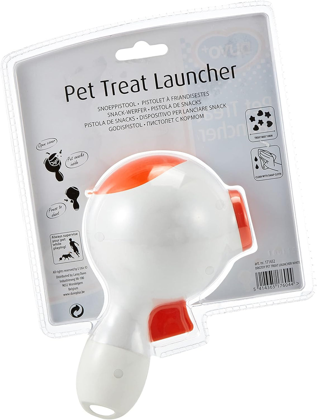 Duvo+ 171432 Pet Treat Launcher, weiss weiss 120 g(Pack of 1), weiss 120 g(Pack of 1)