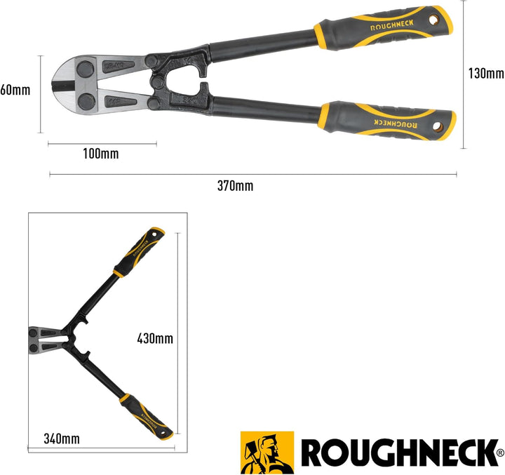 Roughneck rou39114 35,6 cm Profi Bolzenschneider – Schwarz 14 inch Schwarz, 14 inch Schwarz