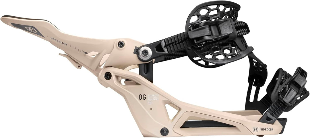 Nidecker Supermatic Snowboard – Universelle, doppelt einsteckbare automatische Bindung – Komfortabel