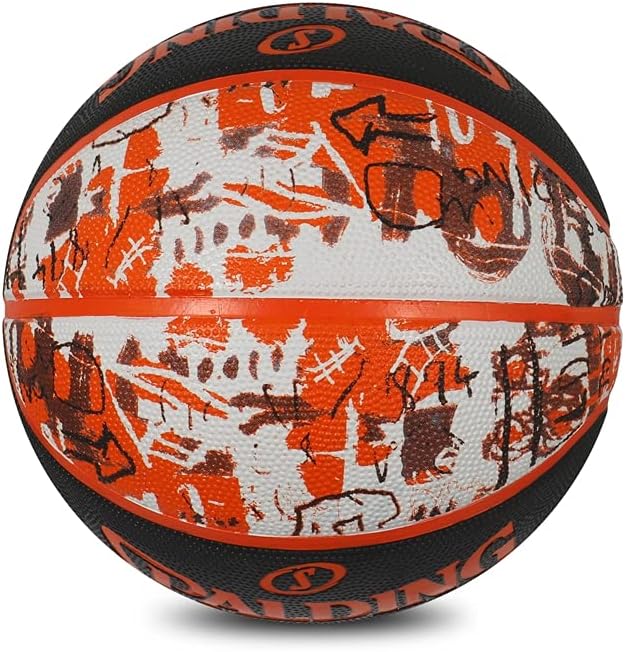 Spalding Graffiti Rubber Basketball (Orange), 7