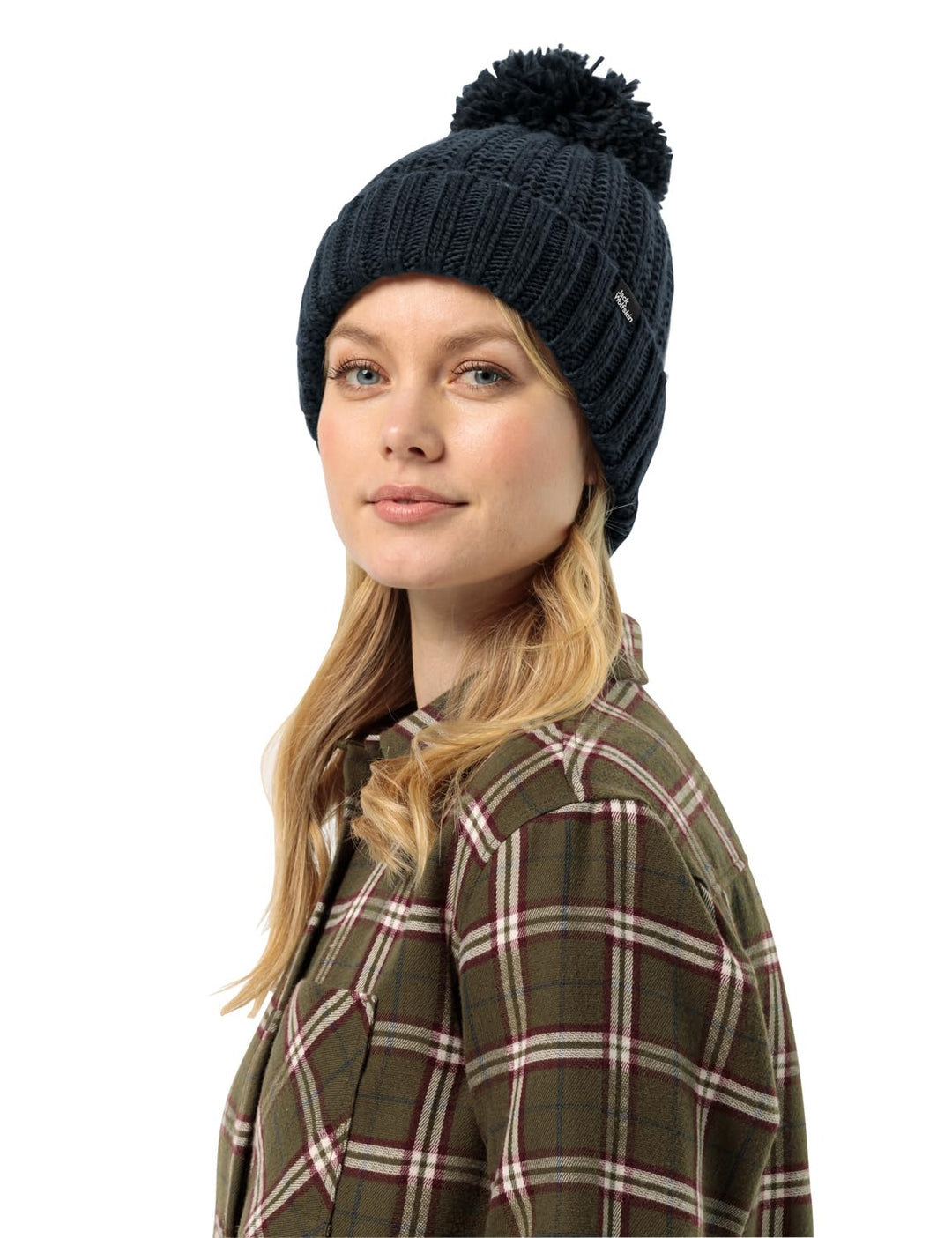 Jack Wolfskin Damen Beanie-Mütze Highloft Knit Beanie W S night blue, S night blue