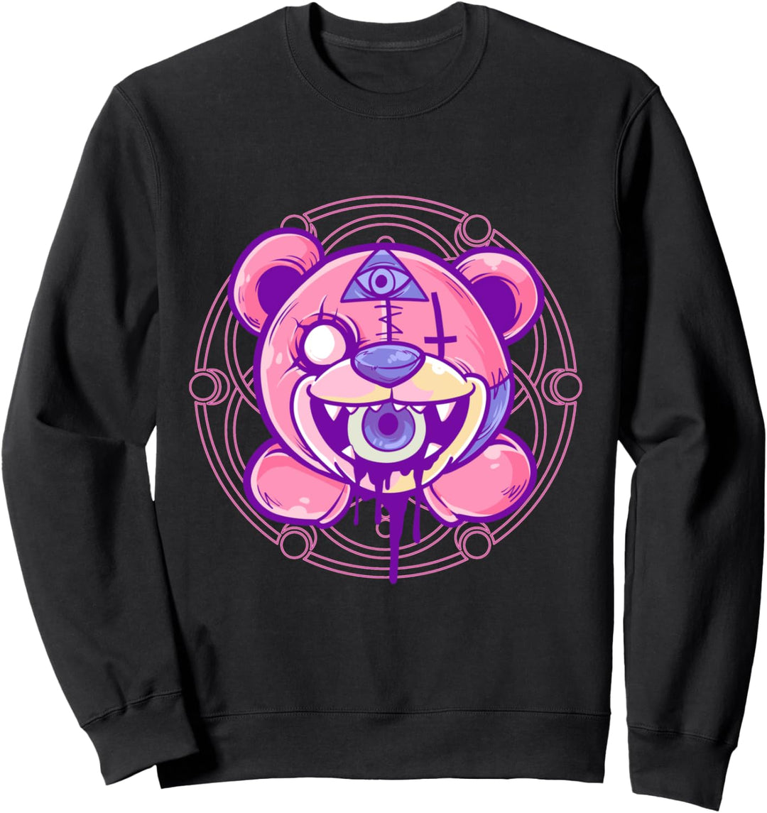 Pastell Goth Teddy Soft Grunge Witchy Sweatshirt