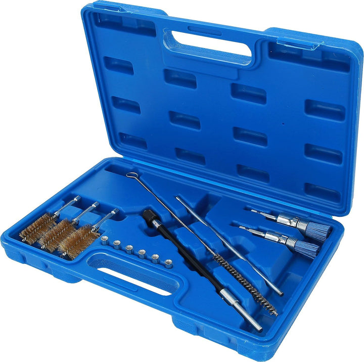 BRILLIANT TOOLS BT551380 Injektorsitz- und Schacht-Reinigungs-Satz, 14-tlg. [Powered by KS Tools]