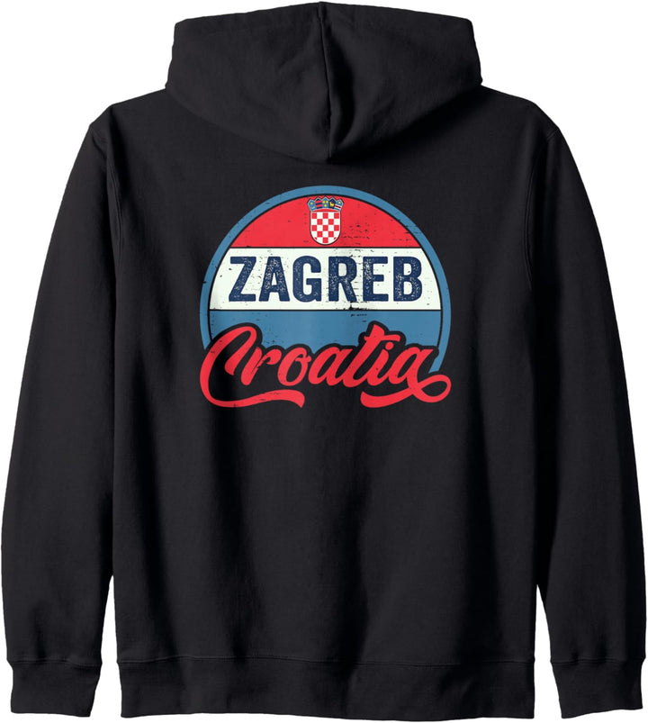 Zagreb Kroatien Hrvatska Kapuzenjacke