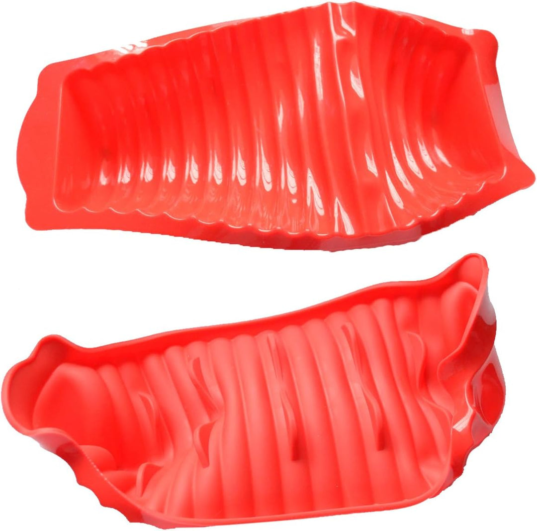 Silikon Brotform Für Diy Desserts - Caterpillar Gerippte Kastenform Für Hot Dog Und Backwaren Mikrow