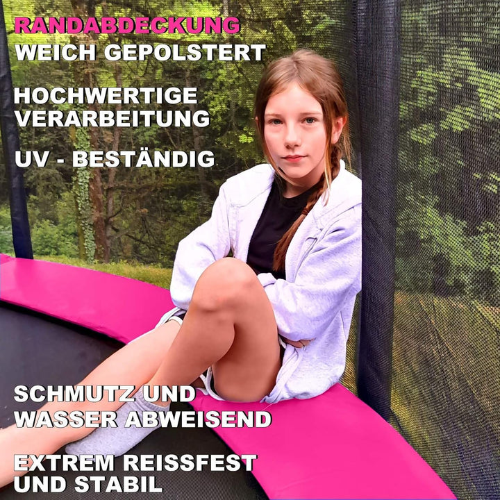 Baunsal® Trampolin Randabdeckung Ø 183 244 250 275 300 305 335 366 370 396 400 427 430 457 460 487 4