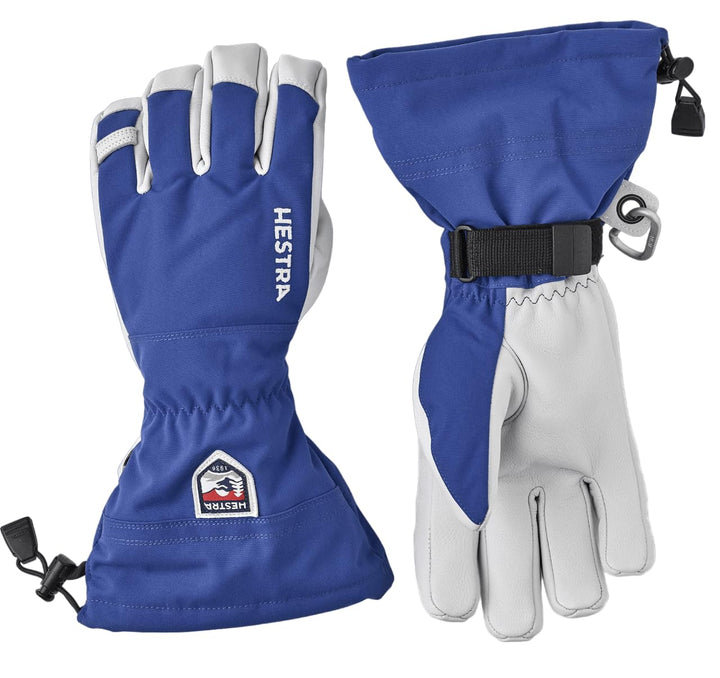 Hestra, Ski-Handschuhe Stulpe, Armee-Leder. Königsblau 5, Königsblau 5