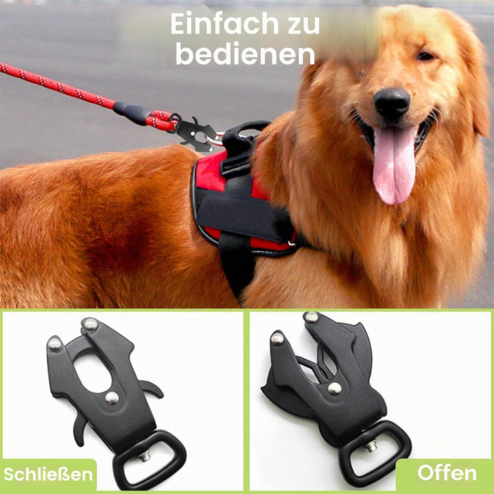 Frog Clip 2er Pack Platz Aluminium Locking Hundeleine Schnalle Drehbare Schnellverschlussschnalle Ro