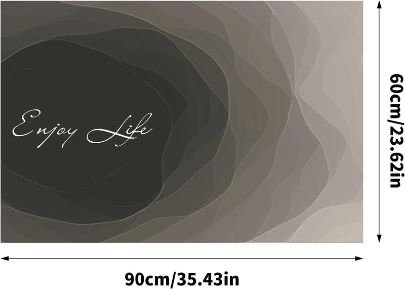 YeahBoom Super Absorbierende Bodenmatte,60 * 90cm Schmutzabweisend Bodenmatte Für Bad,rutschfest Küc