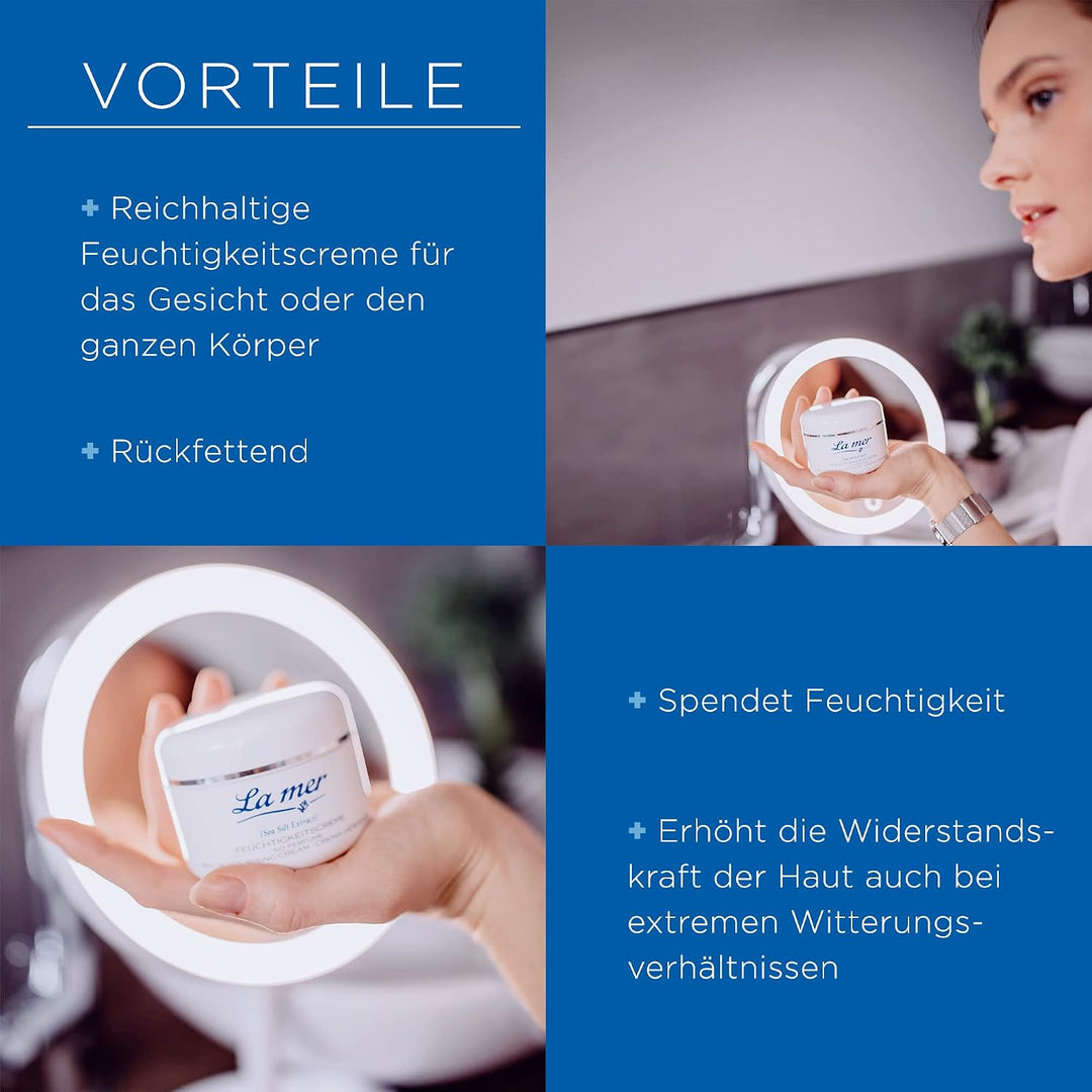 La mer Origin Of Feuchtigkeitscreme - Reichhaltige Gesichts- und Körpercreme - Rückfettend und feuch