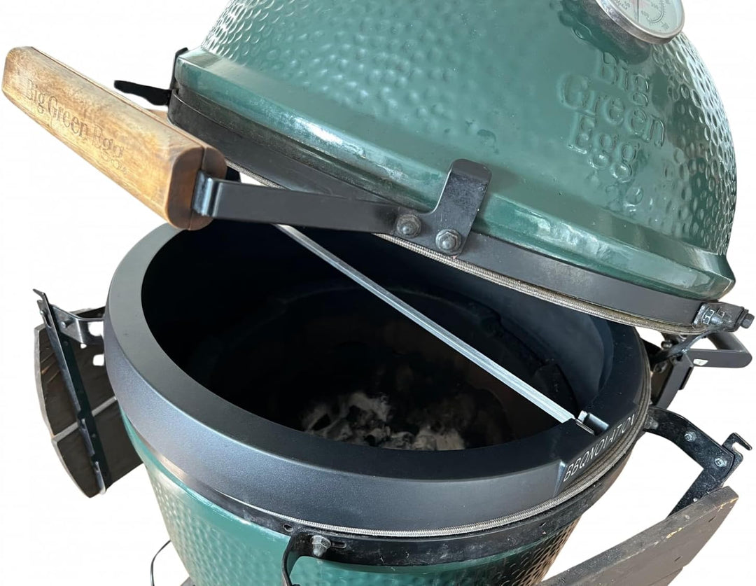 Drehspiess aus Aluminium für Kamado BBQ Large, kompatibel mit Monolith Classic 2.0, Big Green Egg La
