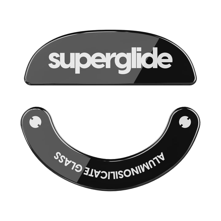 Superglide – Schnellste und glatteste Mausfüsse/Skates aus ultrastarkem, makellosem Glas, superschne
