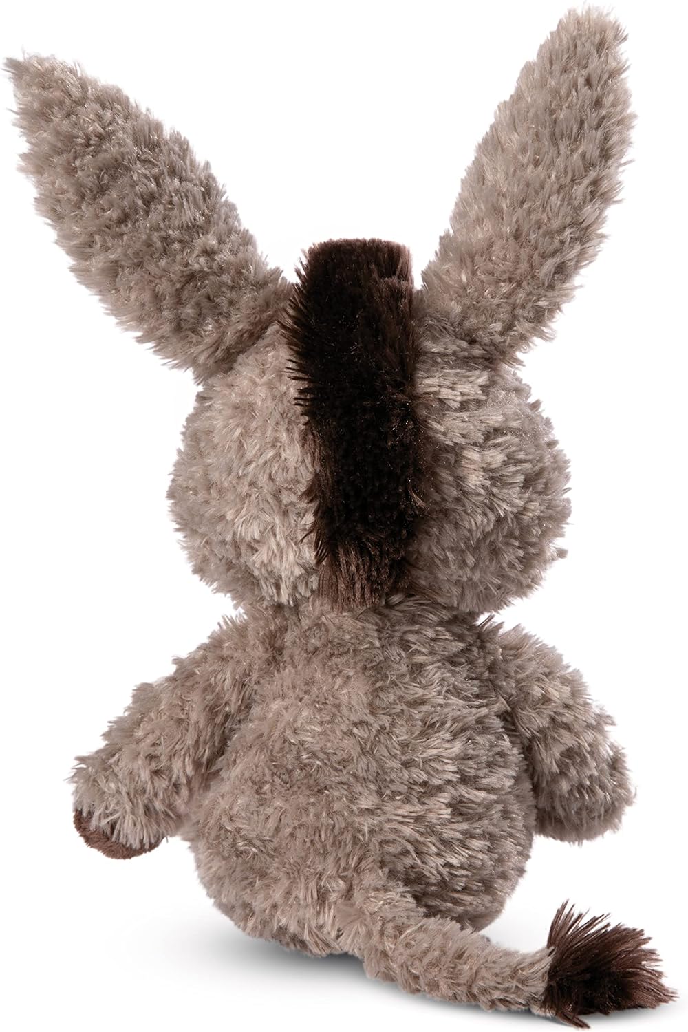 NICI 49034 Kuscheltier Esel Donkeylee 33cm grau schlenkernd-Nachhaltiges Stofftier aus weichem Plüsc