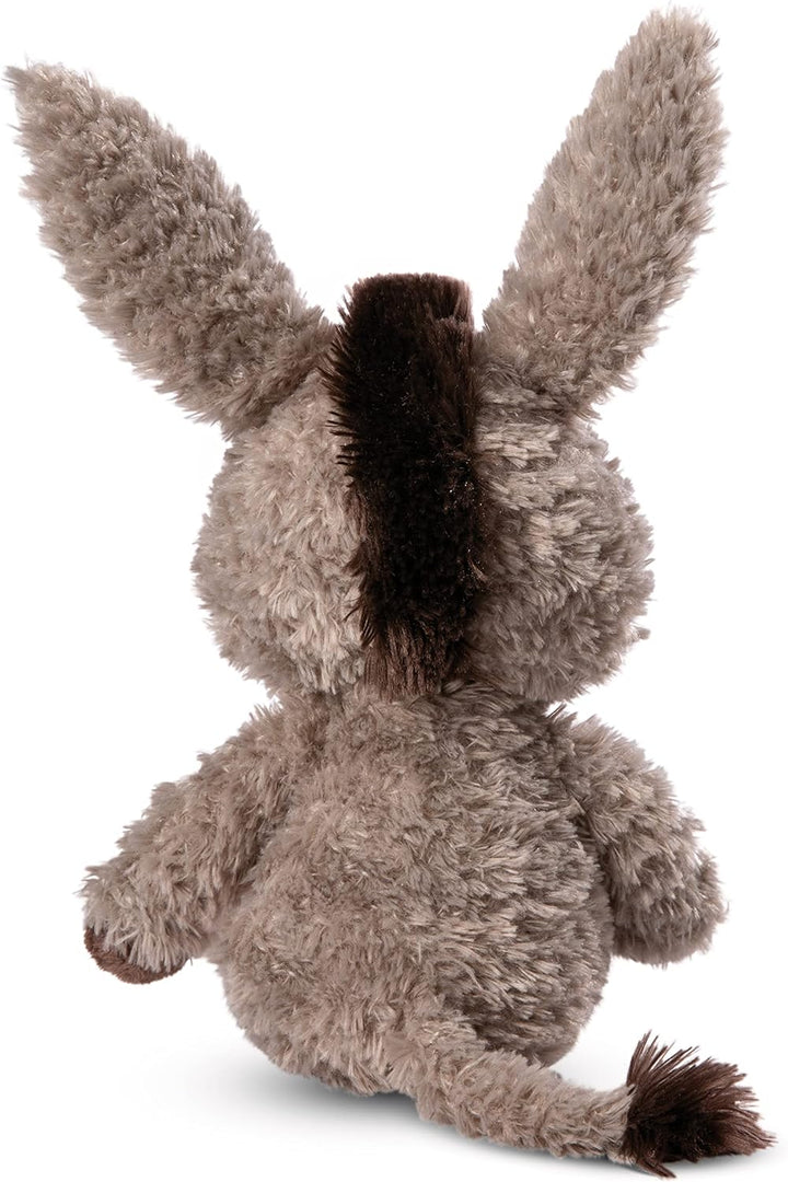 NICI 49034 Kuscheltier Esel Donkeylee 33cm grau schlenkernd-Nachhaltiges Stofftier aus weichem Plüsc