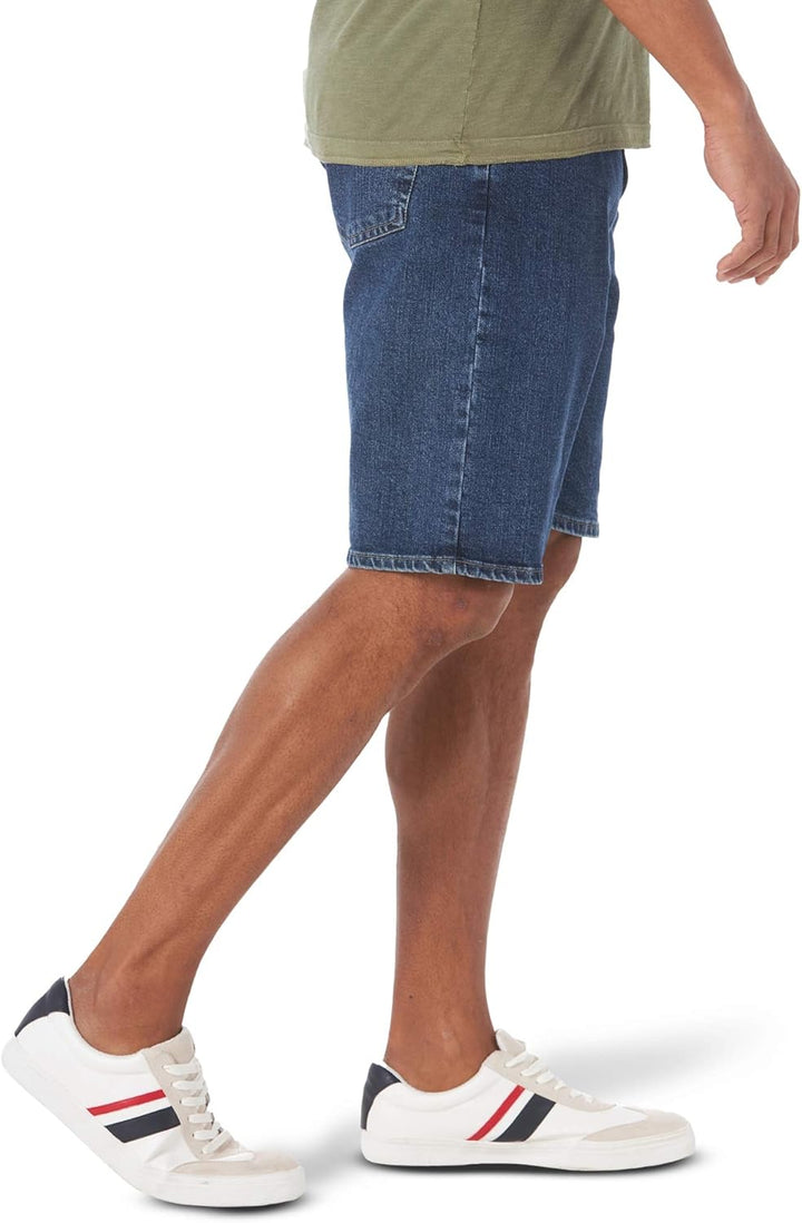 Wrangler Authentics Herren Comfort Flex Denim Shorts 48 Dark Stonewash, 48 Dark Stonewash