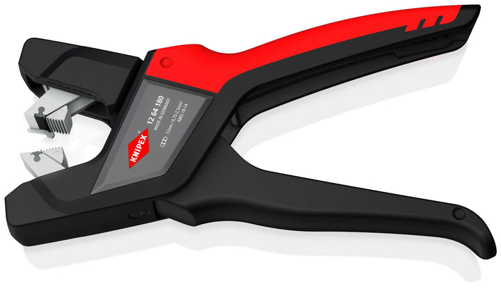 Knipex Automatische Flachkabel-Abisolierzange 180 mm 12 64 180 Einzelbett, Einzelbett