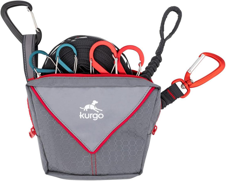 Kurgo Ridgeline Tie-Out Leine für Hunde, Baumfreundliches Gewebe mit reflektierender Naht, Mit prakt