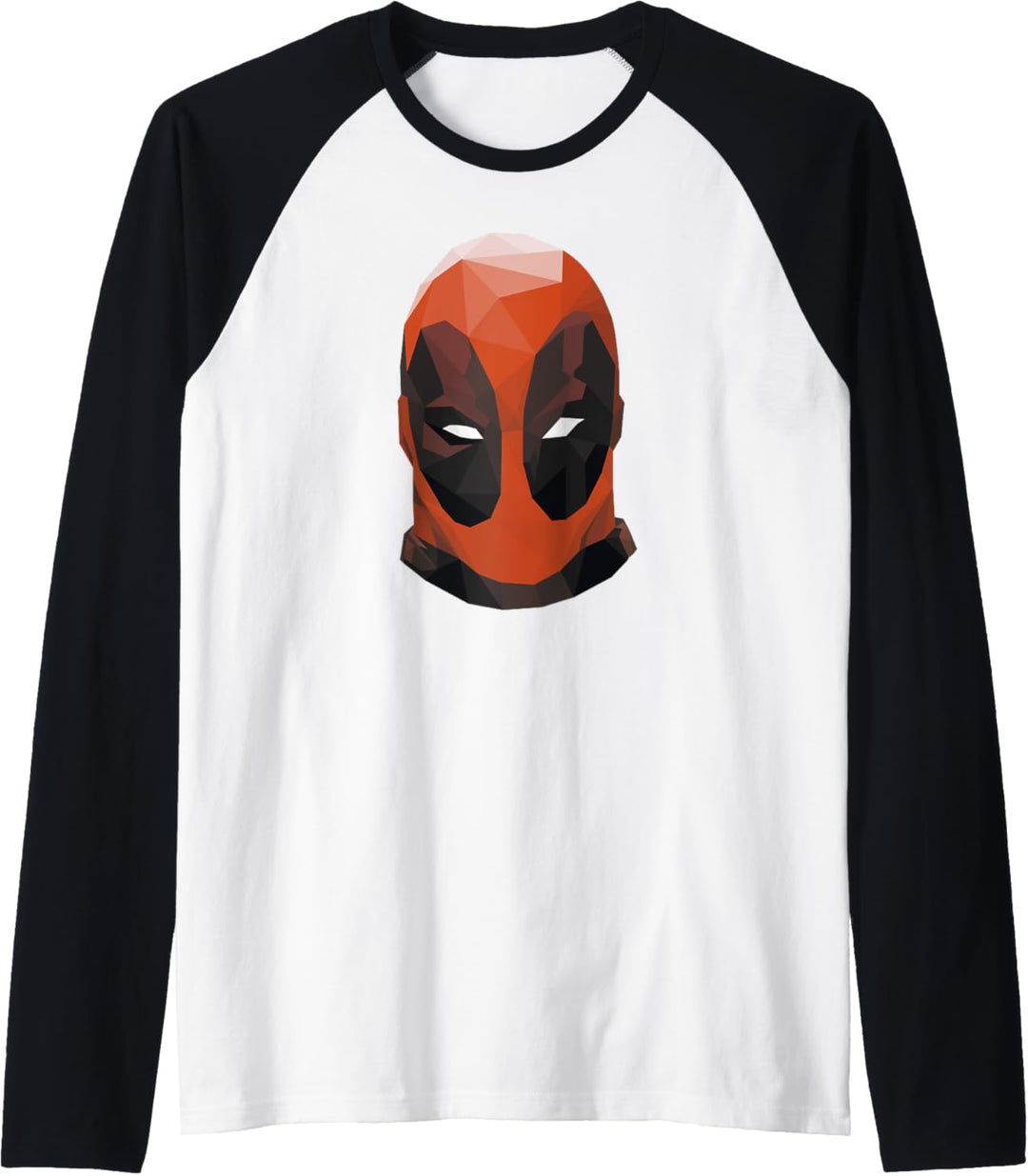 Marvel Geometric Deadpool Mask Raglan
