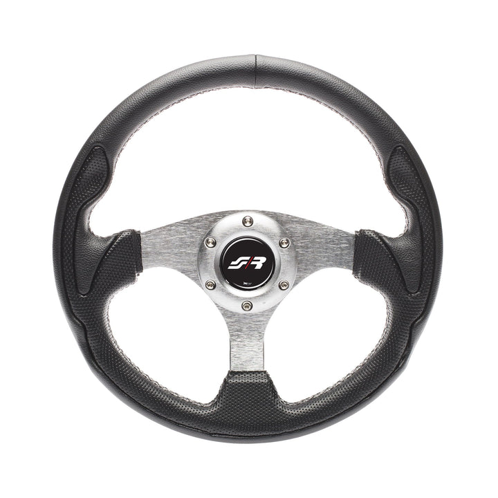 Simoni Racing INT330/P Interlagos Universal Steering Wheel, Schwarz