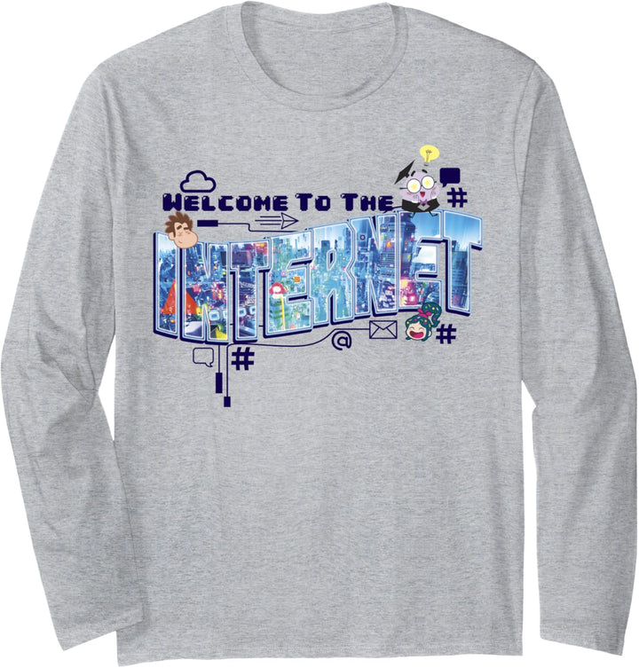 Disney Wreck-It Ralph Welcome To The Internet Langarmshirt
