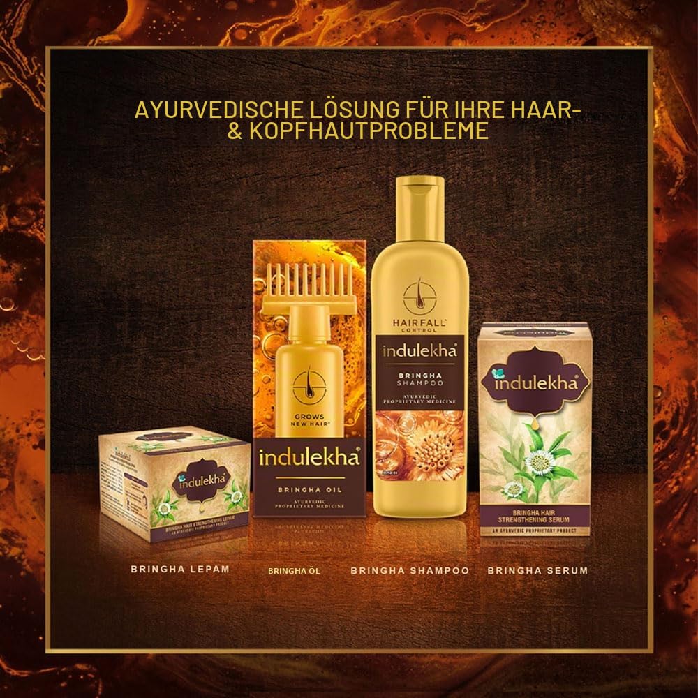 Indulekha Bhringa Haaröl, 100 ml, aus Indien, 2 Stück 200 ml (1er Pack), 200 ml (1er Pack)