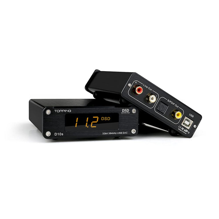 TOPPING D10s HiFi DAC USB Decoder HiFi XMOS XU208 ES9038Q2M DAC Optisch Koaxial DSD256 384kHz Audio